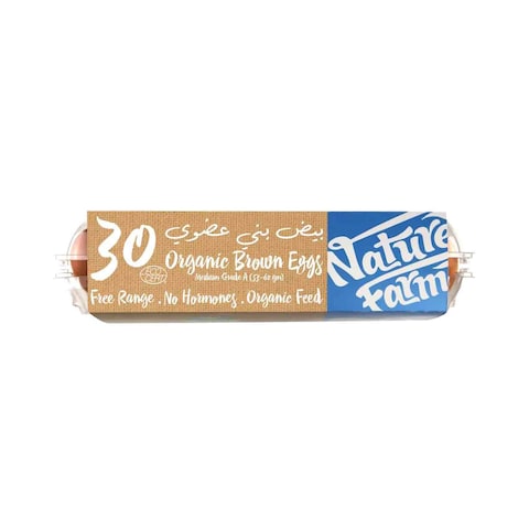 Nature Farm Organic Brown Medium Eggs 30 PCS