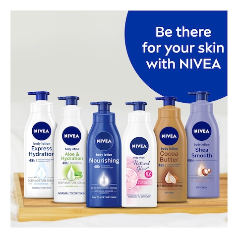 NIVEA Even Tone Body Lotion Natural Glow Complex & Vitamin C UV Protection All Skin Types 250ml Pack of 2