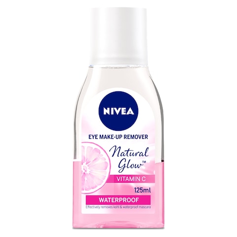 NIVEA Eye Waterproof Makeup Remover Natural Glow Pearl Extracts & Vitamin C 125ml