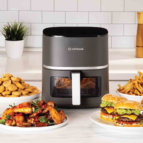 Nutricook Essentials Vision Air Fryer NC-AFE152V-G Grey 5.2L