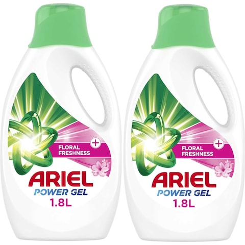 Ariel Automatic Liquid Gel with a Touch of floral Freshness 1.8L Pack of 2