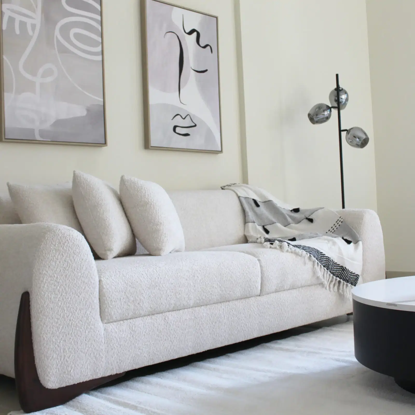 Sofa Posh (3-seater) in boucle
