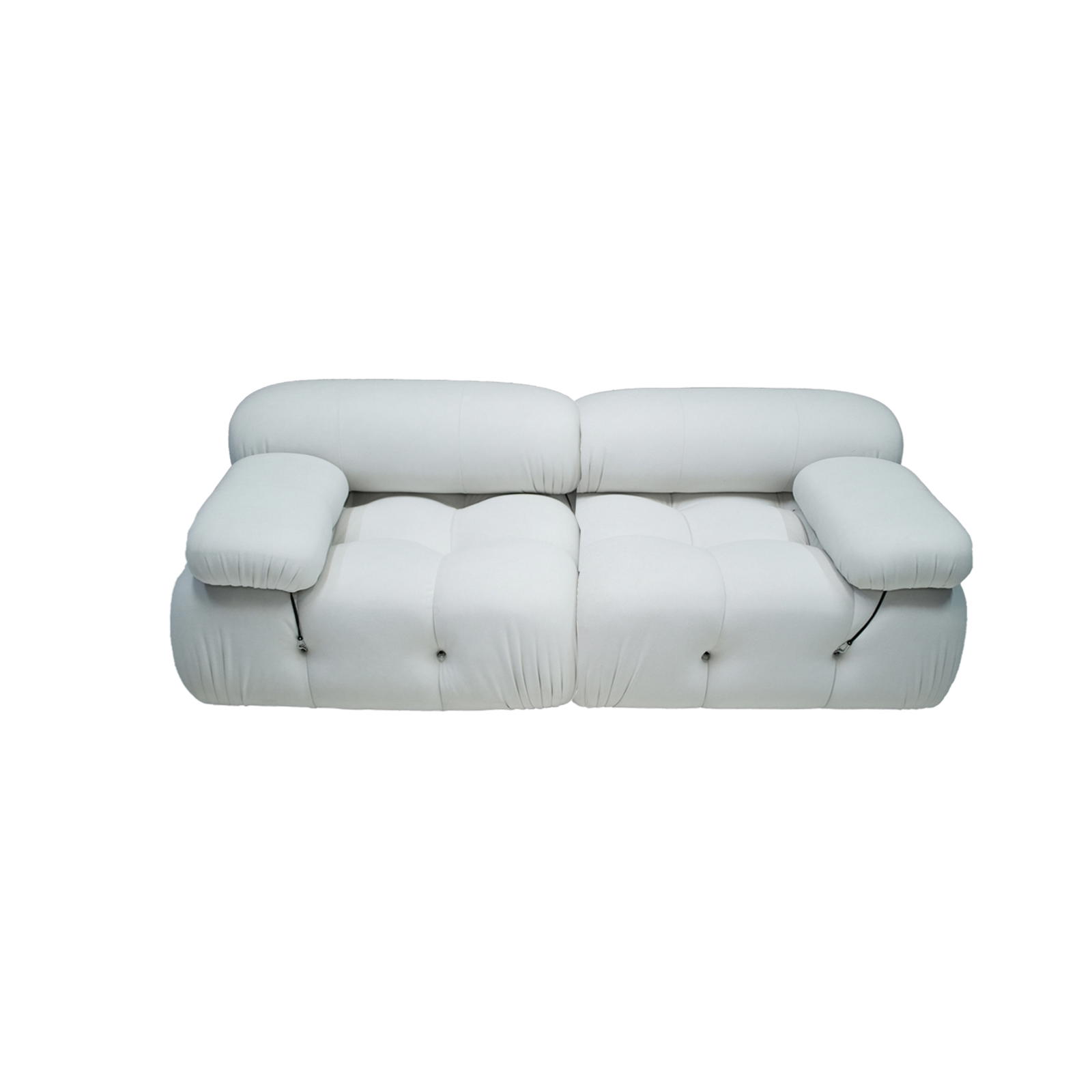 Sofa cloud (2 seater) velvet off-white